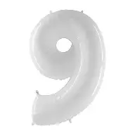 Pkg White Number Nine 34"